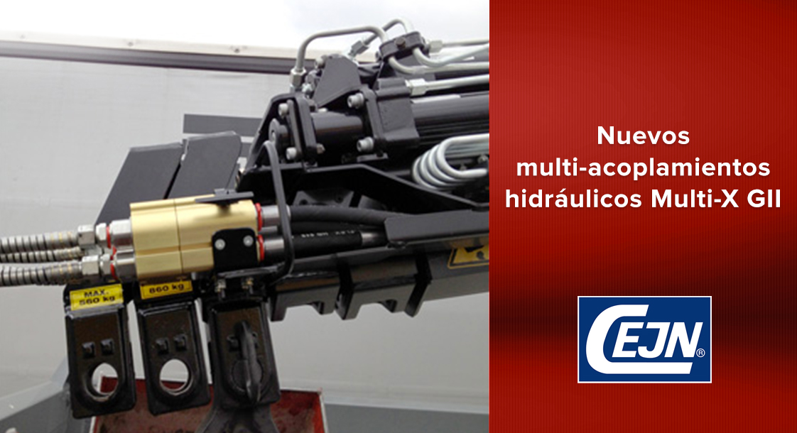 Conoce los nuevos multi-acoplamientos hidráulicos Multi-X GII CEJN