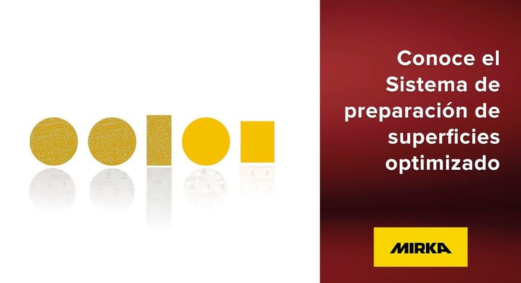 Conoce el Sistema de preparación de superficies optimizado de Mirka