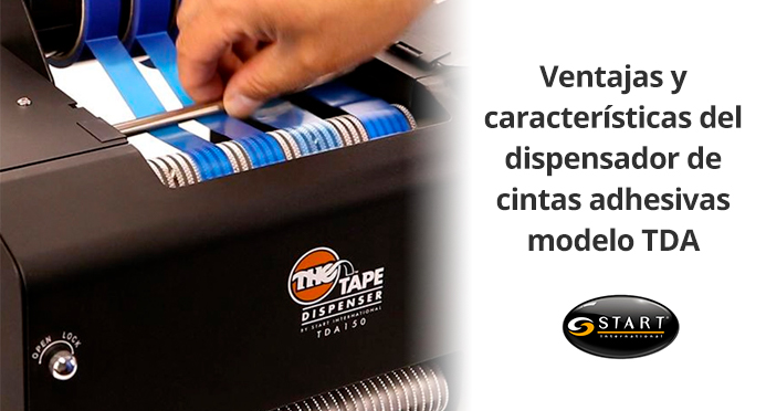 Ventajas y características del dispensador de cintas adhesivas modelo TDA 150