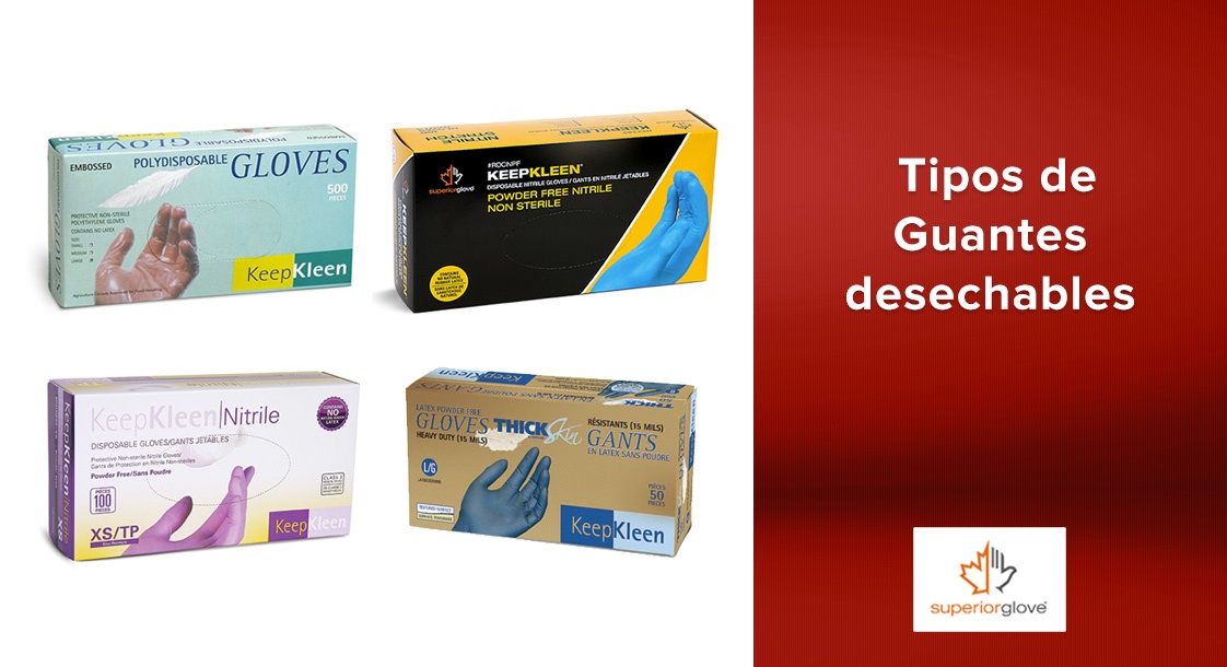 Tipos de Guantes desechables Superior Glove