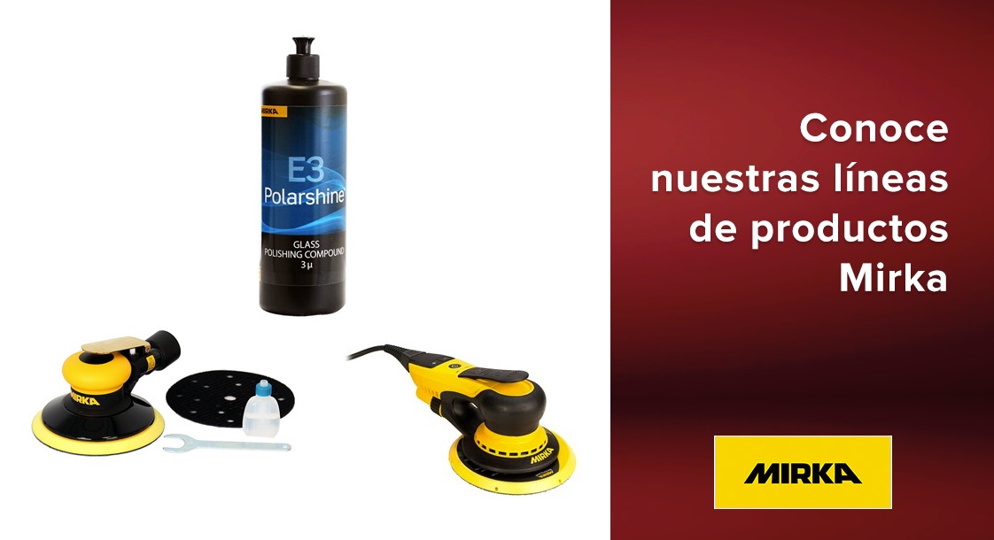 Conoce nuestras líneas de productos Mirka para la industria