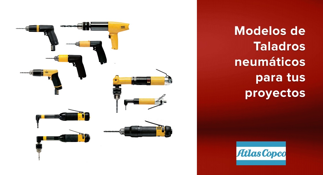 Modelos de Taladros neumáticos Atlas Copco para tus proyectos