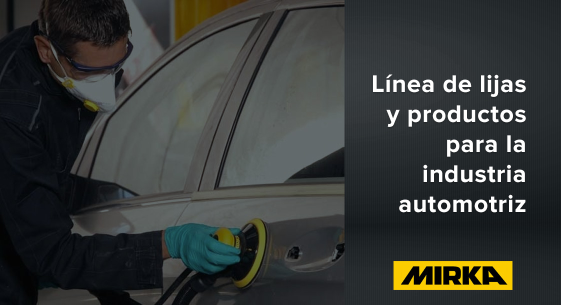 Línea de lijas y abrasivos automotrices Mirka