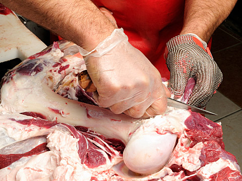 Guantes para la industria alimenticia