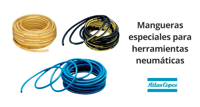 Mangueras Atlas Copco para la red de aire