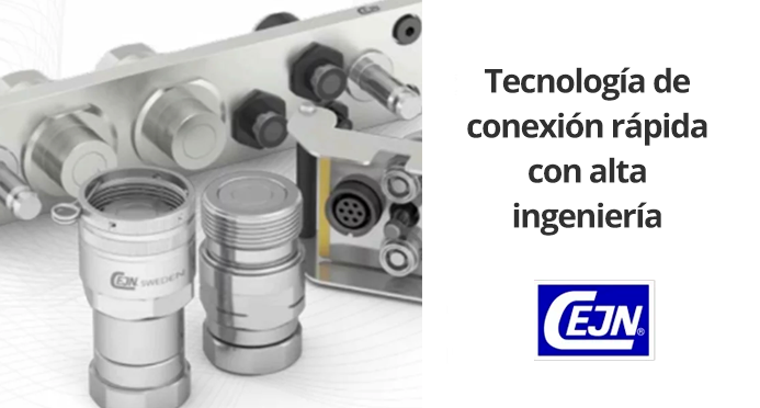 Tecnología CEJN de conexión rápida con alta ingeniería