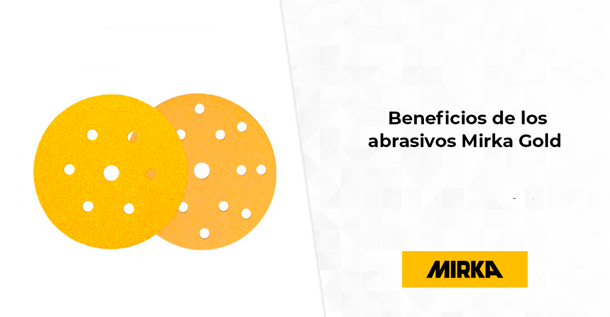 Beneficios de los abrasivos Mirka Gold