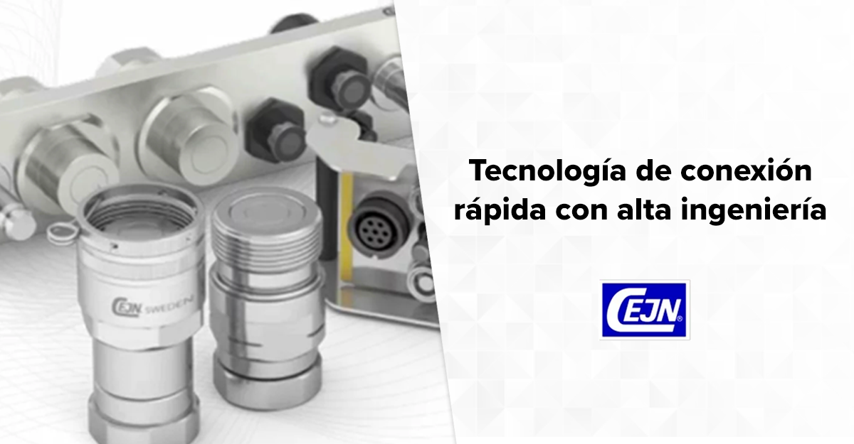 Tecnología CEJN de conexión rápida con alta ingeniería