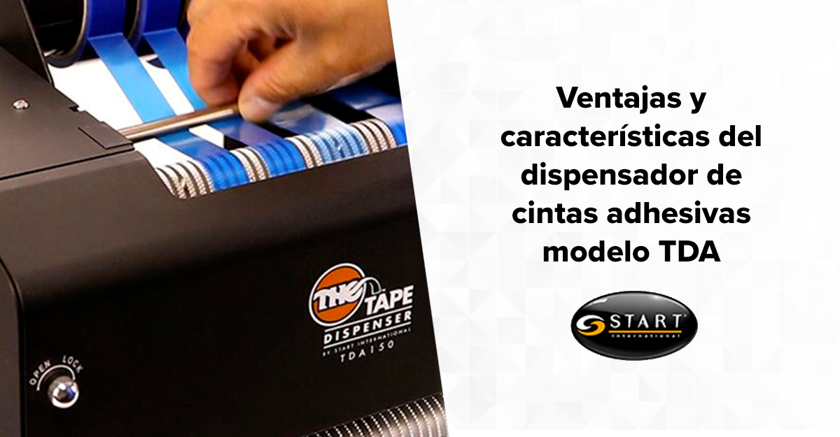 Ventajas y características del dispensador de cintas adhesivas modelo TDA 150